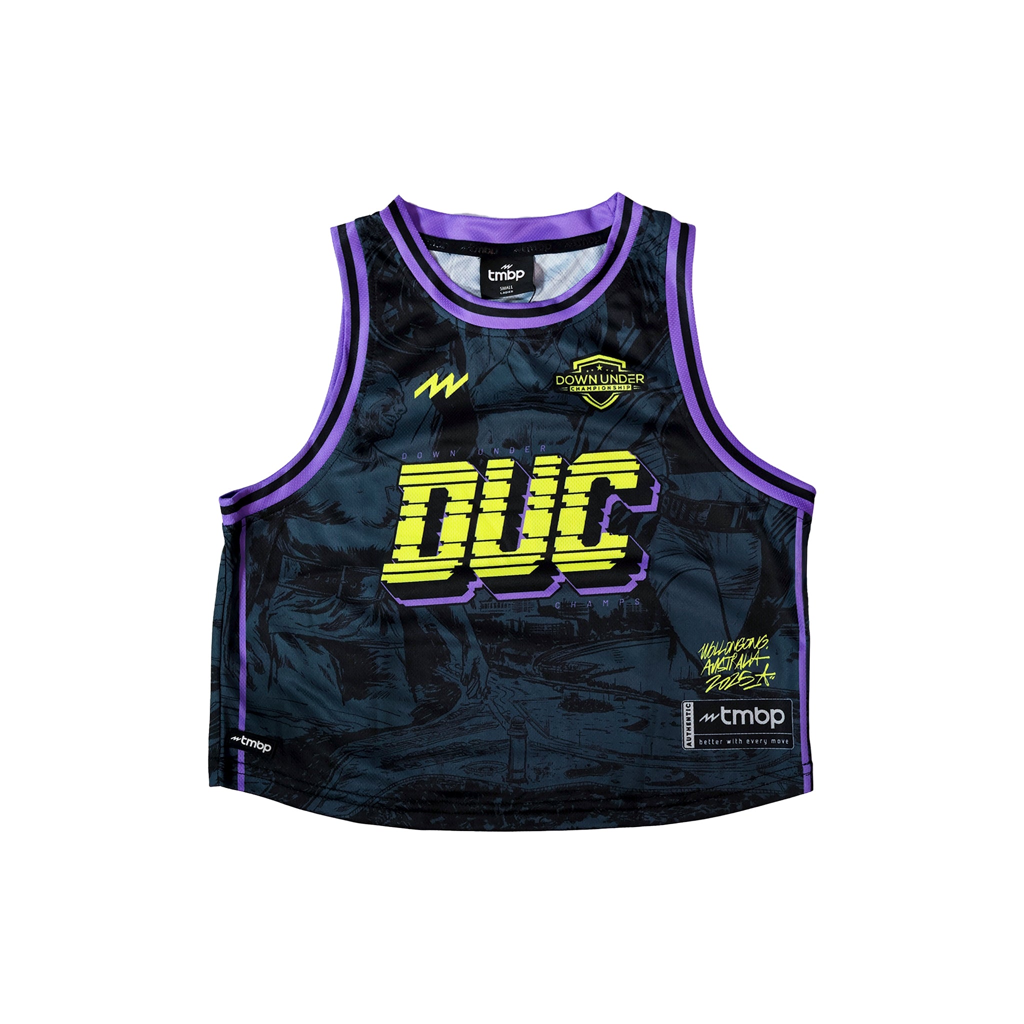 DUC × TMBP - Women's 'Athlete' Cropped Basketball Tank