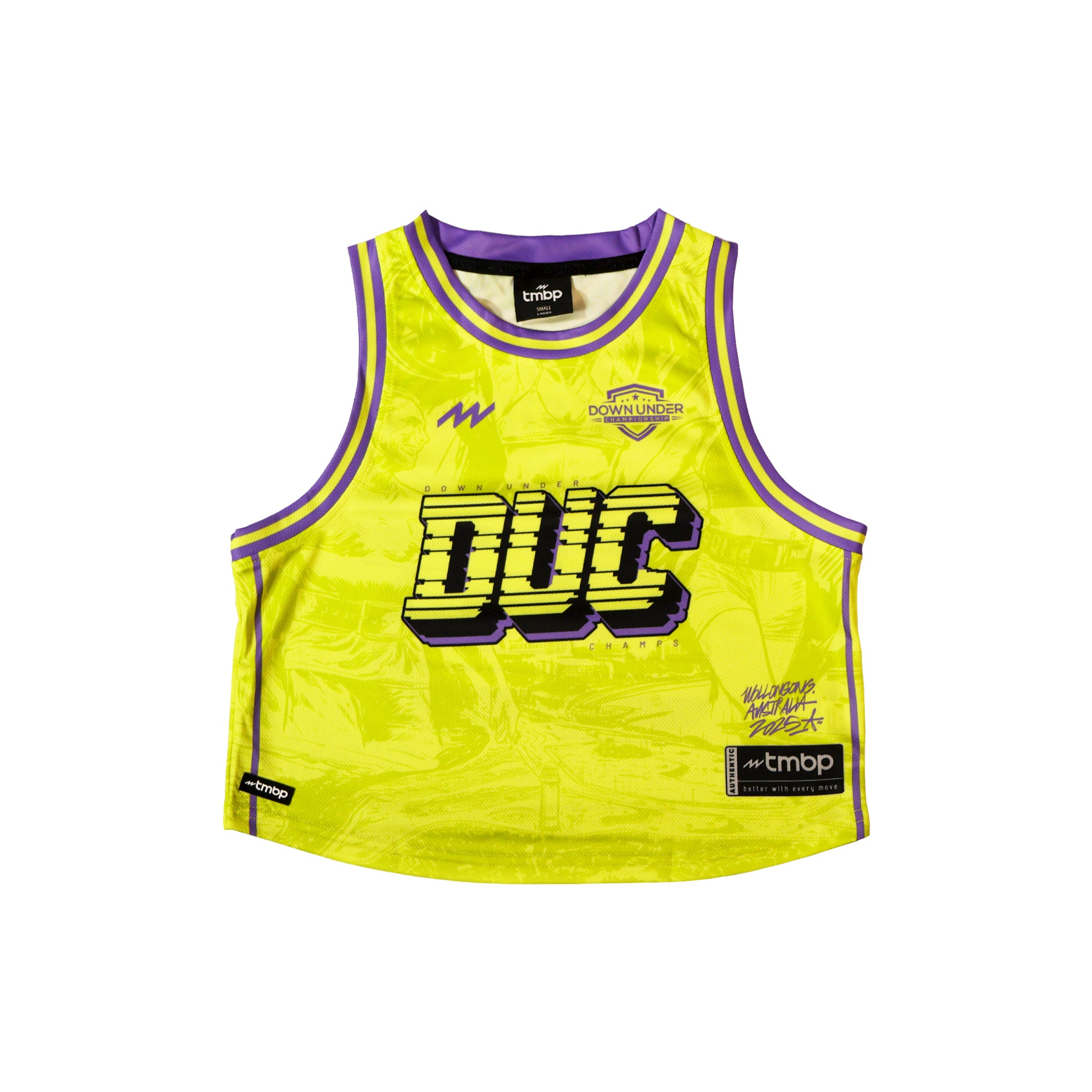 DUC × TMBP - Women's 'Leader' Cropped Basketball Tank